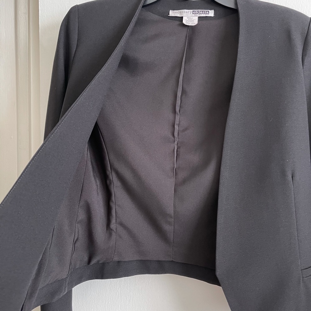 Nwot Necessary Objects Open Front Long Sleeves Bl… - image 4